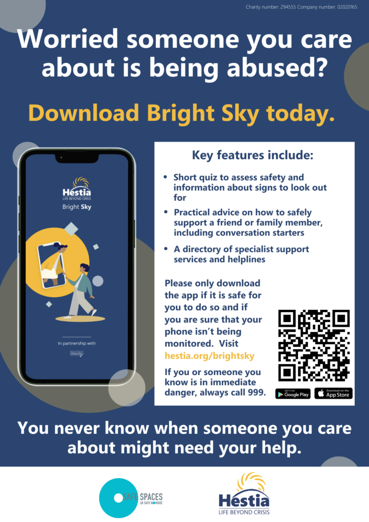 Blue Bright Sky Poster A4